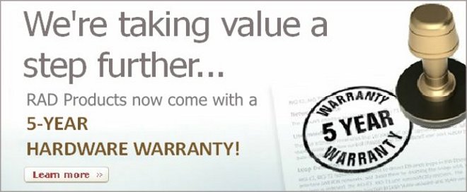 5 Year Warranty